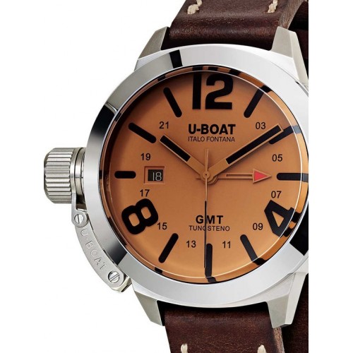 U-Boat 8051 Classico GMT Tungsteno autom.tic beige 45mm