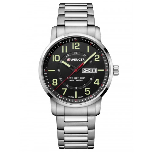 Wenger 01.1541.102 Attitude mens 42mm 10ATM