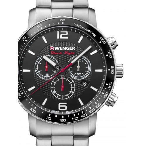 Wenger 01.1843.103 Roadster Black Night chrono 44mm 10ATM