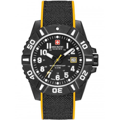 Swiss Military Hanowa 06-4309.17.007.79 Black Carbon men`s 44mm 10ATM