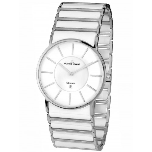 Jacques Lemans 1-1648E York Keramik  39mm 5ATM