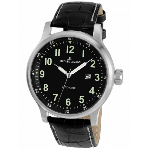 Jacques Lemans 1-1723G Porto Automatik  49mm 10ATM