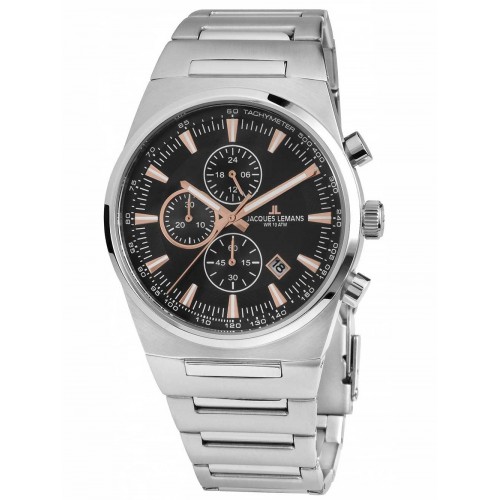 Jacques Lemans 1-1734A Manchester Chronograph   43mm 10ATM