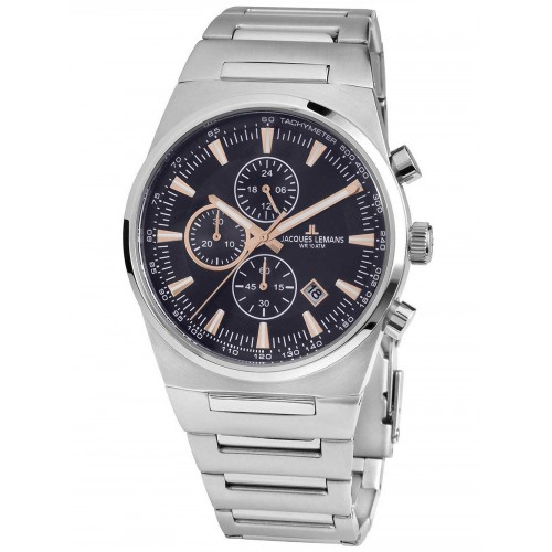 Jacques Lemans 1-1734B Manchester Chronograph   43mm 10ATM