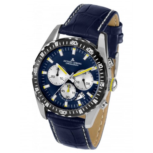 Jacques Lemans 1-1801K Liverpool   Chrono 41mm 10ATM