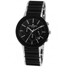 Jacques Lemans 1-1854C Dublin ceramic chrono mens 42mm 5ATM