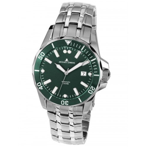 Jacques Lemans 1-1910C Liverpool diver men`s 42mm 20ATM