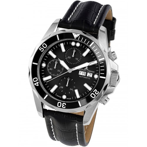 Jacques Lemans 1-1926A Liverpool automatic chrono 44mm 10ATM