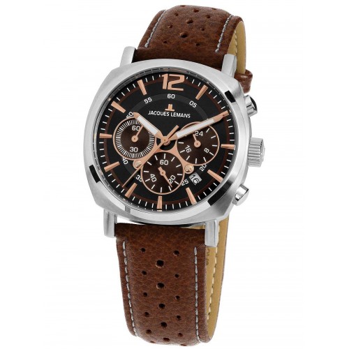 Jacques Lemans 1-1931E Lugano Chronograph  40mm 10ATM