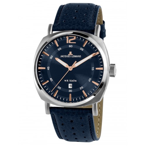 Jacques Lemans 1-1943C Lugano men`s 42mm 10ATM