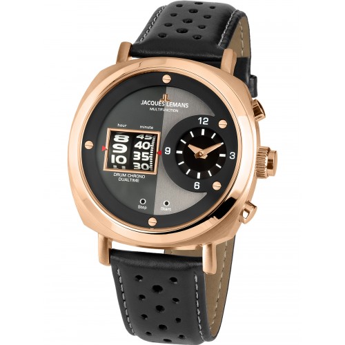 Jacques Lemans 1-2058C Lugano men`s 44mm 5ATM