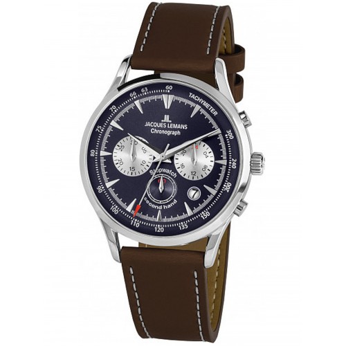 Jacques Lemans 1-2068C Retro Classic chrono men´s 41mm 5ATM