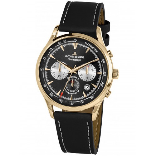 Jacques Lemans 1-2068I Retro Classic chrono men´s 41mm 5ATM