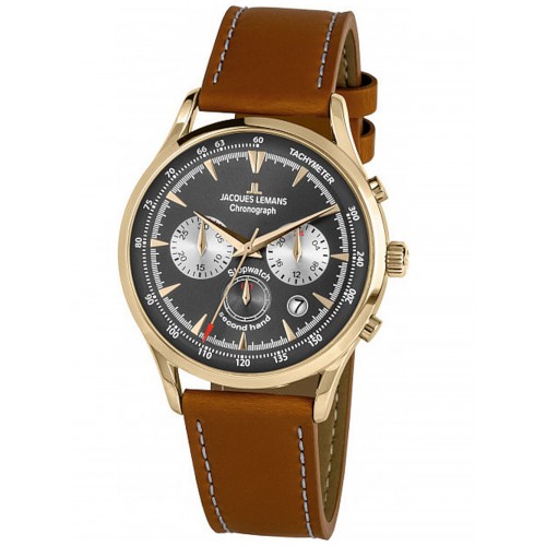 Jacques Lemans 1-2068J Retro Classic chrono men´s 41mm 5ATM
