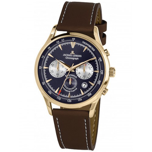 Jacques Lemans 1-2068K Retro Classic chrono men´s 41mm 5ATM