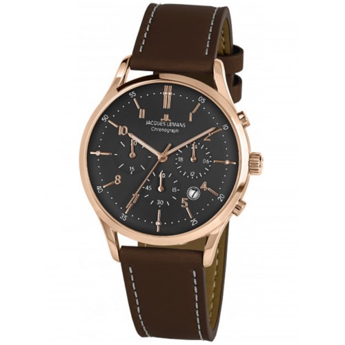 Jacques Lemans 1-2068Q Retro Classic chrono men´s 41mm 5ATM