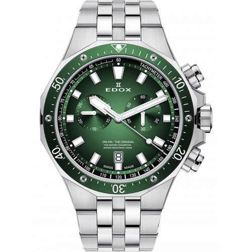 Edox 10109-3VM-VIN Delfin chronograph 43mm 20ATM