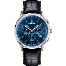 Edox 10236-3C-BUIN Les Vauberts Chronograph 42mm 5ATM