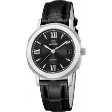 Jaguar Swiss Made Sapphire Black Leather Strap J950/3