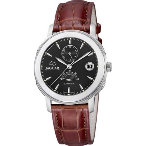 Jaguar Swiss Made Sapphire automatic Brown Leather Strap J946/3