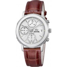 Jaguar Swiss Made Sapphire automatic Chrono Brown Leather Strap J938/1