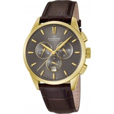 CANDINO Gold Brown Leather Chronograph C4518/2