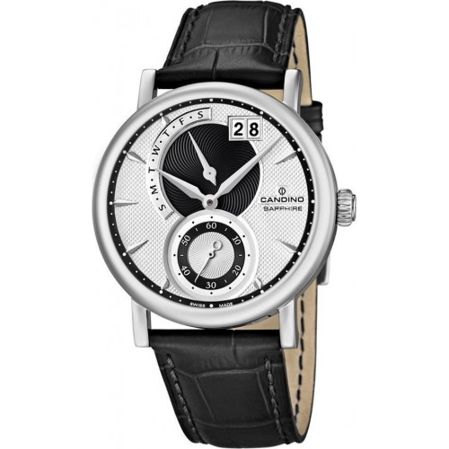 CANDINO Multifunction Black Leather Strap C4485/2