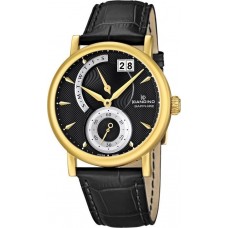CANDINO Multifunction Gold Black Leather Strap C4486/3