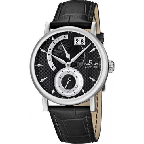 CANDINO Multifunction Black Leather Strap C4485/3