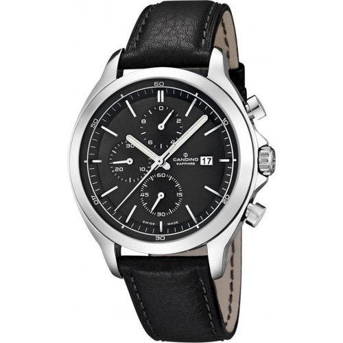 CANDINO Black Leather Chronograph C4516/3
