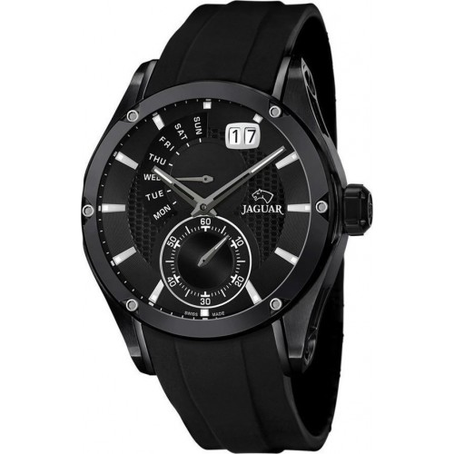 JAGUAR J681/1 JAGUAR Special Edition Black Rubber Strap