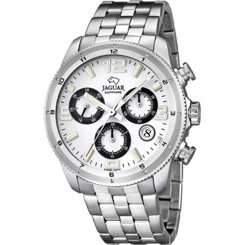 JAGUAR J687/4 JAGUAR Men's Chronograph Silver Stainless Steel Bracelet