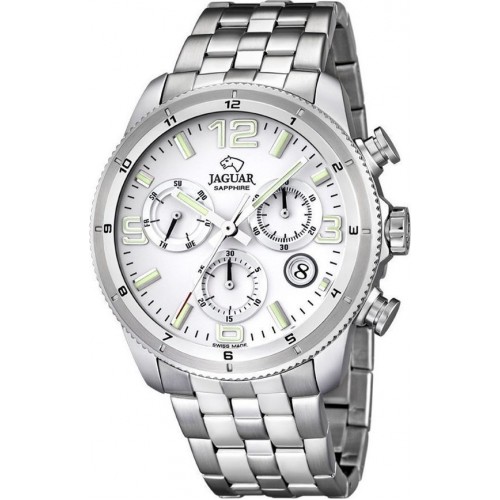 JAGUAR J687/1 JAGUAR Men's Chronograph Silver Stainless Steel Bracelet