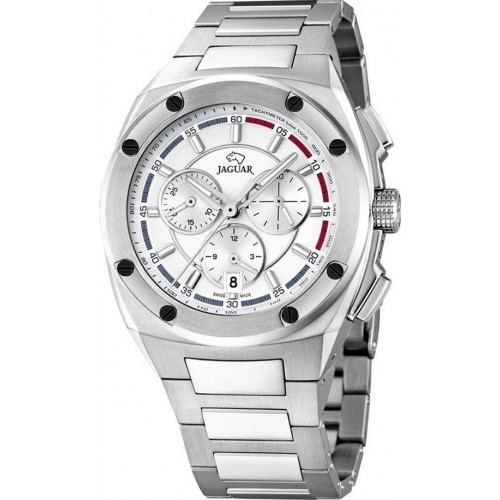 JAGUAR J805/1 JAGUAR Acamar Chronograph Silver Stainless Steel Bracelet