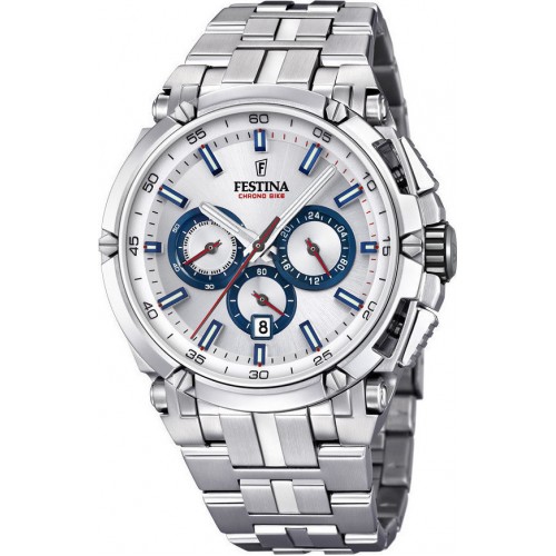 Festina F20327/1 Chronograph Bike w. second Strap 44mm 10 ATM