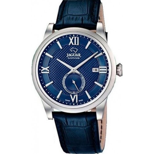 JAGUAR J662/7 JAGUAR Gents Blue Leather Strap