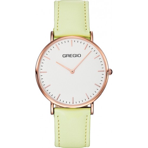 GREGIO Bondy Green Leather Strap GR120085