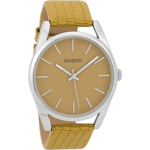 OOZOO Timepieces XL Yellow Leather Strap C9582