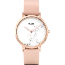 CLUSE La Roche Rose Gold Pink Leather Strap CL40009