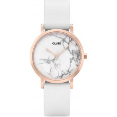 CLUSE La Garconne White Leather Strap CL60006