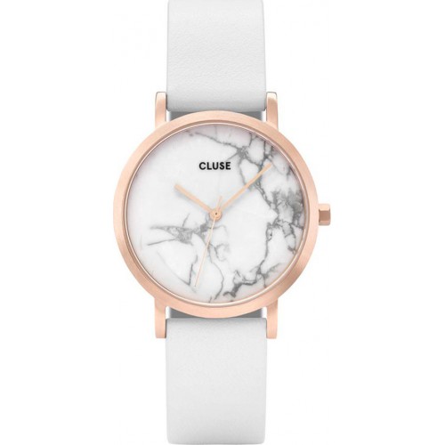 CLUSE La Garconne White Leather Strap CL60006
