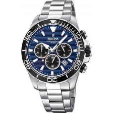 FESTINA F20361/3 FESTINA Gents Chronograph Silver Stainless Steel Bracelet