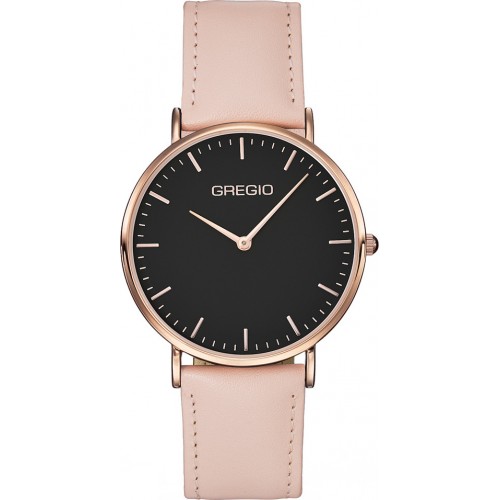 GREGIO Bondy Pink Leather Strap GR120093