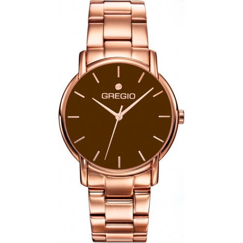 GREGIO Mandal Rose Gold Stainless Steel Bracelet GR118032