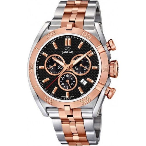 JAGUAR J856/3 JAGUAR Gents Chronograph Two Tone Stainless Steel Bracelet