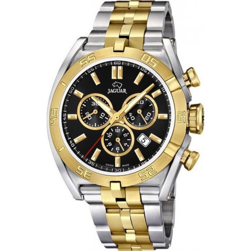 JAGUAR J855/3 JAGUAR Gents Chronograph Two Tone Stainless Steel Bracelet