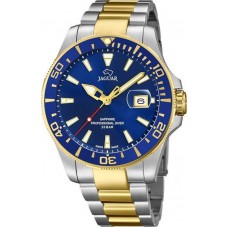 JAGUAR J863/C JAGUAR Professional Diver Two Tone Stainless Steel Bracelet