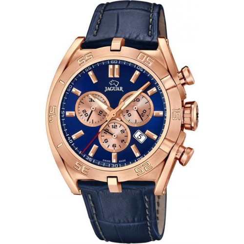 JAGUAR J859/2 JAGUAR Gents Chronograph Blue Leather Strap