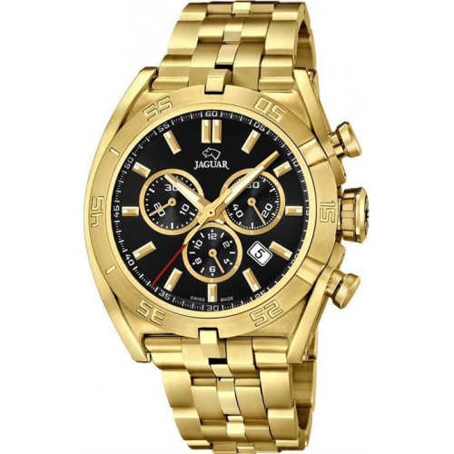 JAGUAR J853/4 JAGUAR Gents Chronograph Gold Stainless Steel Bracelet