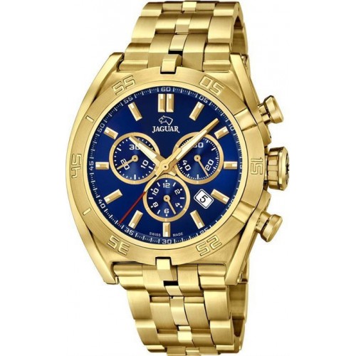 JAGUAR J853/3 JAGUAR Gents Chronograph Gold Stainless Steel Bracelet
